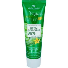 Відбілюючий крем для обличчя з екстрактом огірка, Vegan Active Nature  Belle Jardin